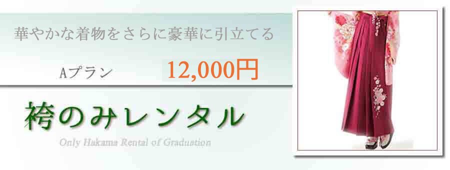 袴のみAプラン