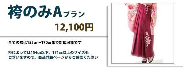 袴のみAプラン